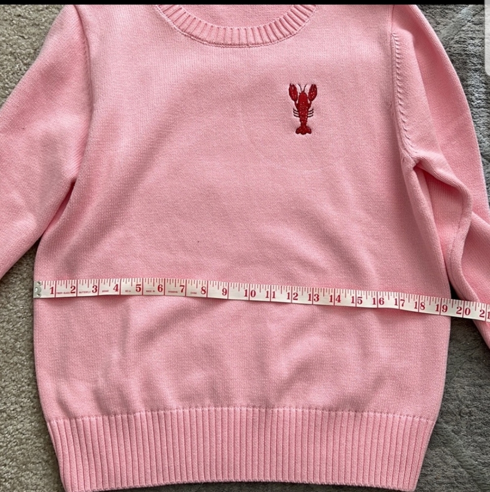Kiel James Patrick Fresh Catch Lobster Sweater Pink Red Small Or  Medium! Rare! - Picture 5 of 9